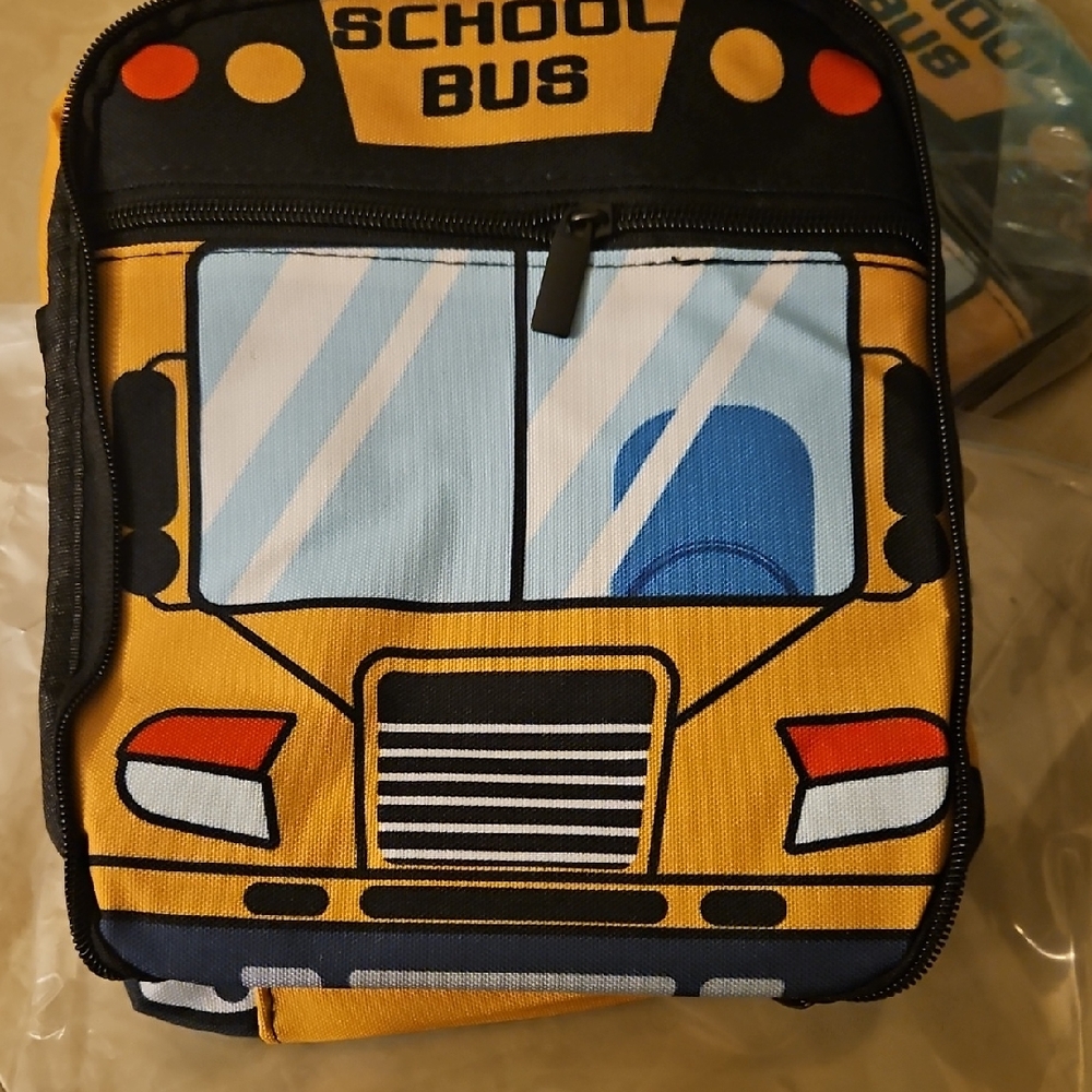 New School Bus Lunch Bags